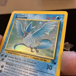 Articuno 2/62 Holo Pokemon Fossil Set Card Vintage 1999 - Image 5