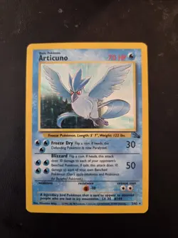 Pokemon Articuno Fossil Set 2/62 Holo 1999-2000 Holo Rare - Image 1