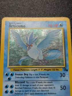 Articuno 2/62 Fossil Set - 1999 Pokemon Card (MP) - Image 2
