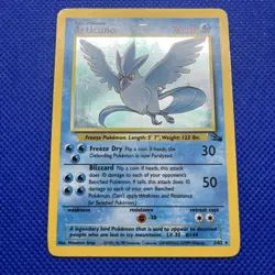 Pokemon TCG Articuno 2/62 Fossil Set Holo Rare WOTC 1999 - Image 1