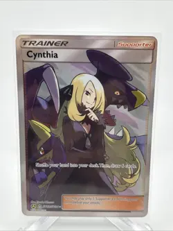 Cynthia Trainer SV82/SV94 Pokemon Hidden Fates Holo Rare NM - Image 1