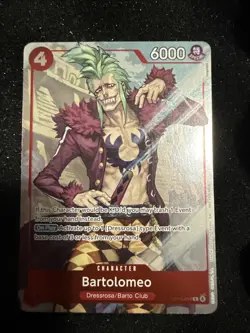 One Piece English - Bartolomeo - OP15-014 Dash Pack Promo - R - NM - Image 1