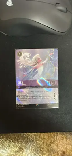 2023 Disney Lorcana Elsa Spirit of Winter Enchanted EN1 207/204 - Image 1