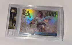 Weiss Schwarz Star Wars: Luke A New Hope SW/S49-117SWR Beckett Black Label 10 - Image 1