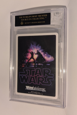 Weiss Schwarz Star Wars: Luke A New Hope SW/S49-117SWR Beckett Black Label 10 - Image 2