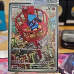 MEP 010 Riolu: Sealed Mega Evolution ETB Promo Card & Dividers : Pokemon TCG - Image 1