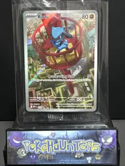 Pokemon Card Riolu MEP 010 Promo Illustration Rare Mega Evolution Sealed NM - Image 1
