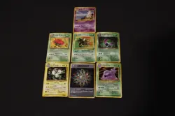 7 LP-HP Pokemon Card Lot Japanese Holo Jungle-Neo Genesis(Slowking Neo Genesis) - Image 1