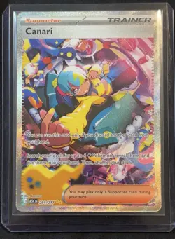 Pokemon Canari SIR Trainer Card (291/217) Ascended Heroes Near Mint Fresh - Image 1