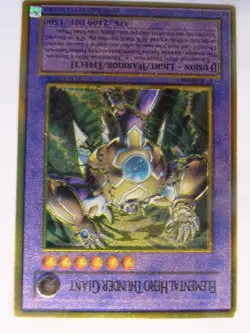 Yugioh Elemental Hero Thunder Giant TLM-EN036 1st Edition Ultimate Rare NM - Image 3