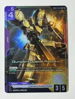 Gundam Card Game - Dual Impact - Gundam Gusion Rebake GD02-055 LR - Image 1