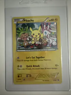 Pokemon Pikachu TCG XY95 XY Black Star Promo Holo Card - Image 1