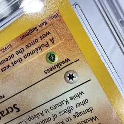 Kabuto 50/62 1st Edition Fossil 1999 Graded CGC 9 MINT Graded Pokemon Card - Image 5