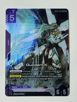 Gundam Card Game - Dual Impact - Gundam X LR GD02-053 - Near Mint Foil - Image 1