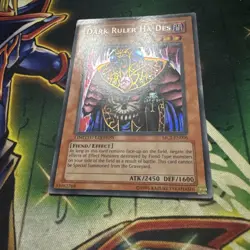 Yugioh! Dark Ruler Ha Des MC1-EN006 Secret Rare Limited Edition LP - Image 2
