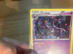 Pokemon Card TCG Crobat 33/119 Cosmos Holo Rare Phantom Forces 2014 NM - Image 2
