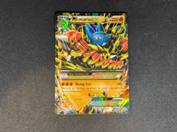 Pokemon TCG M Mega Lucario EX Furious Fists Holo Card 55/111 - Image 1