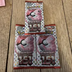 3x Pokemon Card 151 sv2a Factory SEALED Korean Booster Packs (Scarlet & Violet) - Image 1