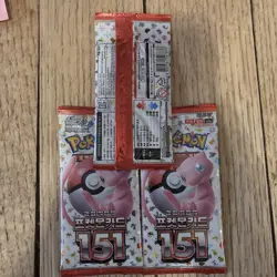 3x Pokemon Card 151 sv2a Factory SEALED Korean Booster Packs (Scarlet & Violet) - Image 3