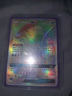 Suicune GX Secret Rare 220/214 Full Art Holo Pokemon Card Sm-Lost Thunder - Image 2