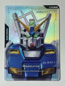 Gundam Card Game Gundam NT-1 (Resource) - R-020 C+ - Image 1