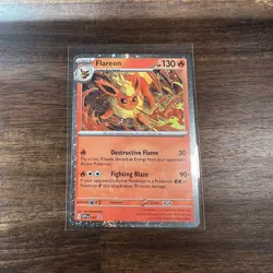 Flareon Cosmos Holo Black Star Promo Pokemon Card SVP 167 - Image 1