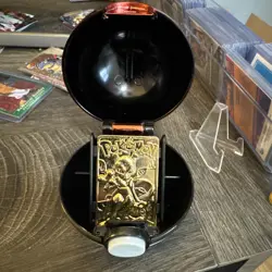 23k Gold Plated Mewtwo Pokemon Burger King 1999 Metal Card w/Pokeball & COA! - Image 1