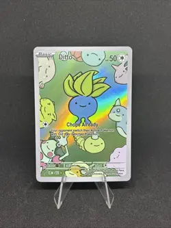 Pokemon Card Holo After Skool Hobby Ditto Oddish #20 New Foil Holo - Image 2