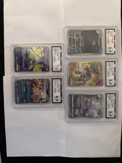 Pokemon TCG Graded Lot 5 Cards - Image 1