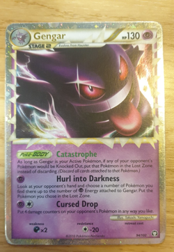 Gengar Prime 94/102 HG Triumphant Pokemon card TCG - Image 1