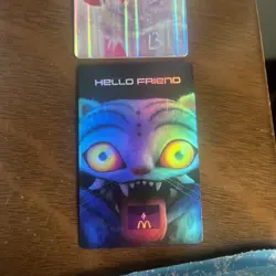 Baby Saja Photocard- Kpop Demon Hunters- holographic McDonald’s Card unused code - Image 3