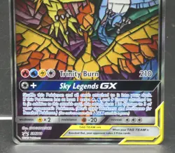 Pokemon TCG Moltres Zapdos Articuno GX Sun & Moon Full Art SM210 Promo Tag Team - Image 3
