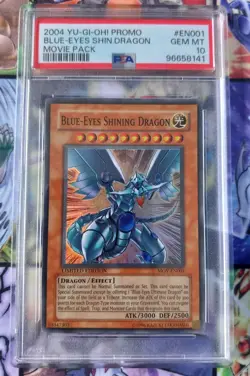 PSA 10 Yugioh Blue-Eyes Shining Dragon MOV-EN001 Super Rare 2004 GEM MINT 💎 - Image 1