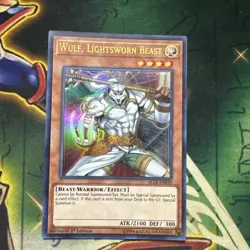 Yugioh! Wulf, Lightsworn Beast BLLR-EN039 Ultra Rare 1st Edition NM - Image 1