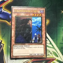 Yugioh! Gravekeeper's Spy GLD4-EN010 Gold Rare Limited Edition LP - Image 1