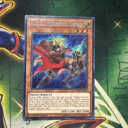 Yugioh! Magical Musketeer Caspar SPWA-EN016 Secret Rare 1st Edition NM - Image 1