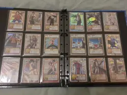 One Piece Card Game Vintage Bandai 2002 Lot Of 140 Holo Cards Original Japanese - Image 5