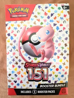 NEW SEALED - POKEMON TCG BOX - SCARLET VIOLET - 151 BOOSTER BUNDLE 6 PACKS - Image 1
