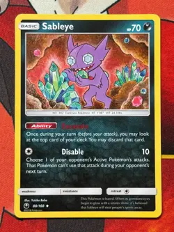 Sableye 88/168 Uncommon - 2018 Pokemon Sun & Moon Celestial Storm - NM - Image 1