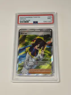 Kieran 206/167 Full Art GEM MINT PSA 9. Pokemon TCG S&V Twilight Masquerade 2024 - Image 1