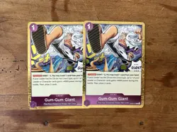 Gum-Gum Giant OP09-078 X4 Playset English One Piece TCG Card (ST26) - Image 1