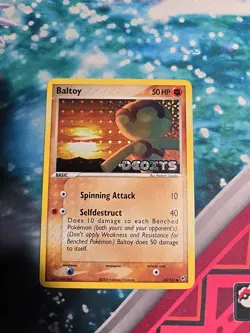 Baltoy (Reverse Holo) 53/107 EX Deoxys (LP+) Pokemon TCG - Image 1