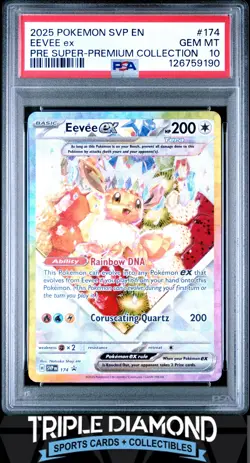 2025 Pokemon SVP SPC Black Star Promo #174 Eevee Ex PSA 10 FDP121 - Image 1