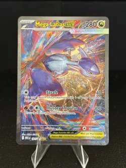 Mega Evolution Mega Latias EX SIR 181/132 Pokemon TCG Secret Rare NM CLEAN - Image 1