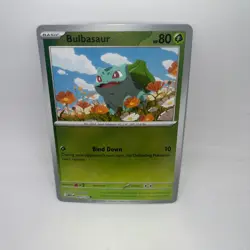 Bulbasaur 001/132 Common Mega Evolution Pokemon Reverse Holo Near Mint - Image 1
