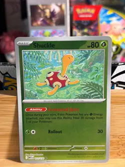 SHUCKLE 011/132 Mega Evolution UC Reverse Holo Pokemon TCG NM - Image 1
