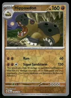 2025 Scarlet & Violet Series - Destined Rivals Hippowdon Uncommon #106 - Image 1