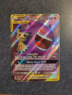 Gengar & Mimikyu GX 164/181 HP - Team Up Full Art Tag Team Pokemon - Image 1
