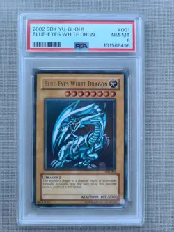 Yu-Gi-Oh! Blue-Eyes White Dragon SDK-001 PSA 8 - Image 1