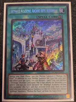 YUGIOH- Artmage Academic Arcane Arts Acropolis - DUAD-EN054 - Secret Rare - 1st - Image 1